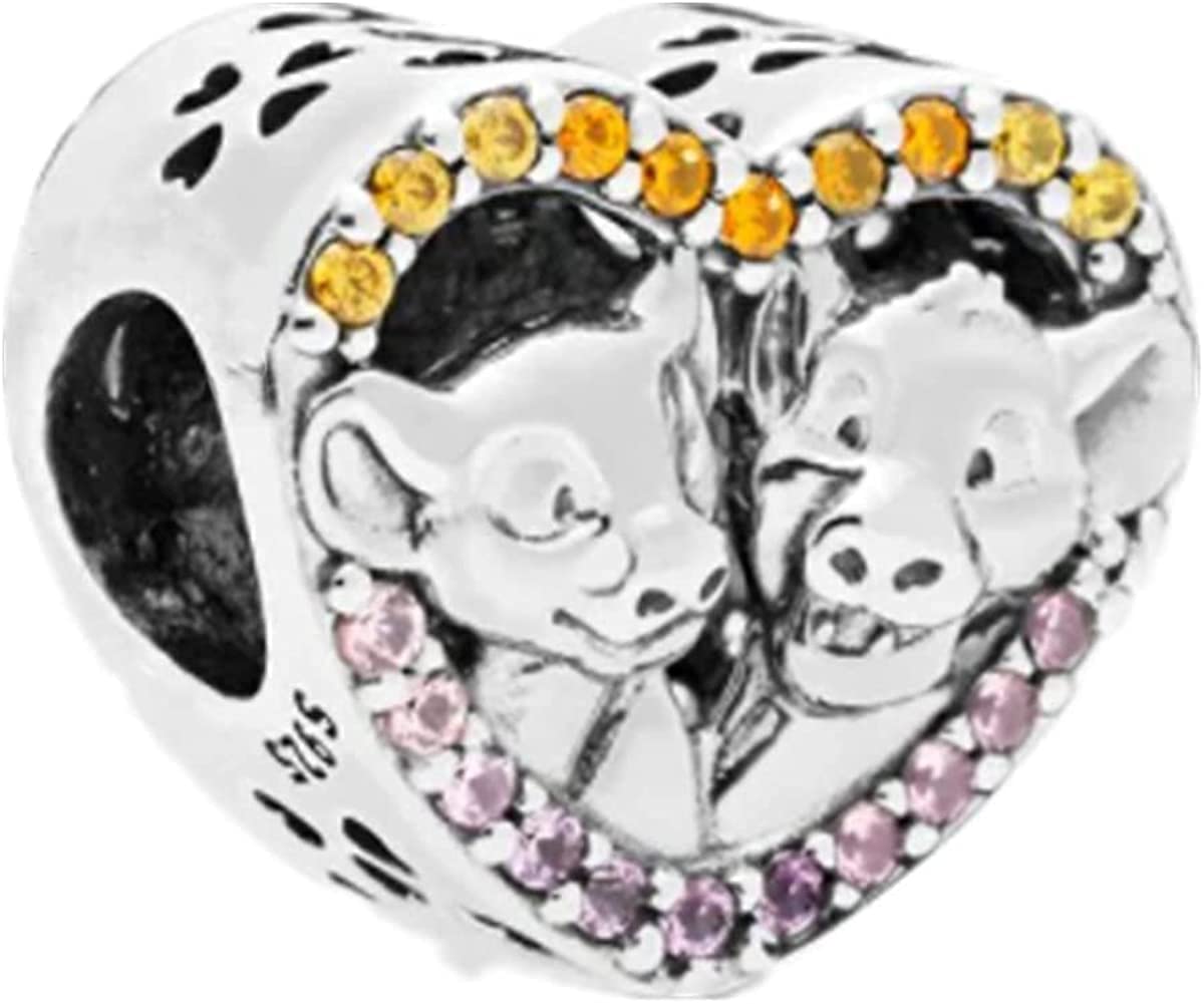 Zbrothe Lion King Simba And Nala Charm Fits Original Pandora