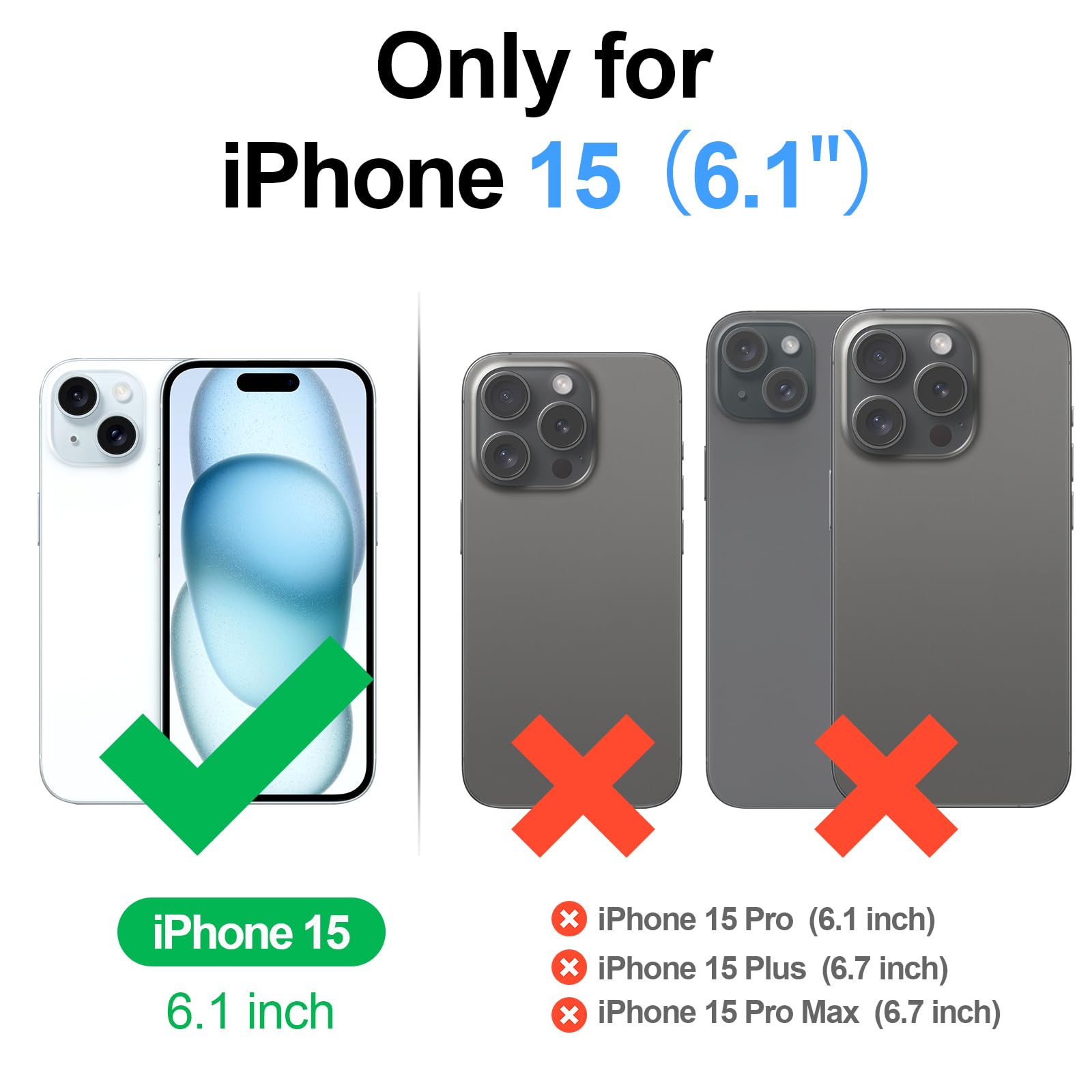 SHIELDTOP for iPhone 15 Wallet Case(Not iPhone 15 Pro)with Card Holder,for Women Men,iPhone 15 Phone Case RFID Blocking PU Leather Flip Shockproof Cover Strap Zipper pocket Credit Card Slots,Wine Red