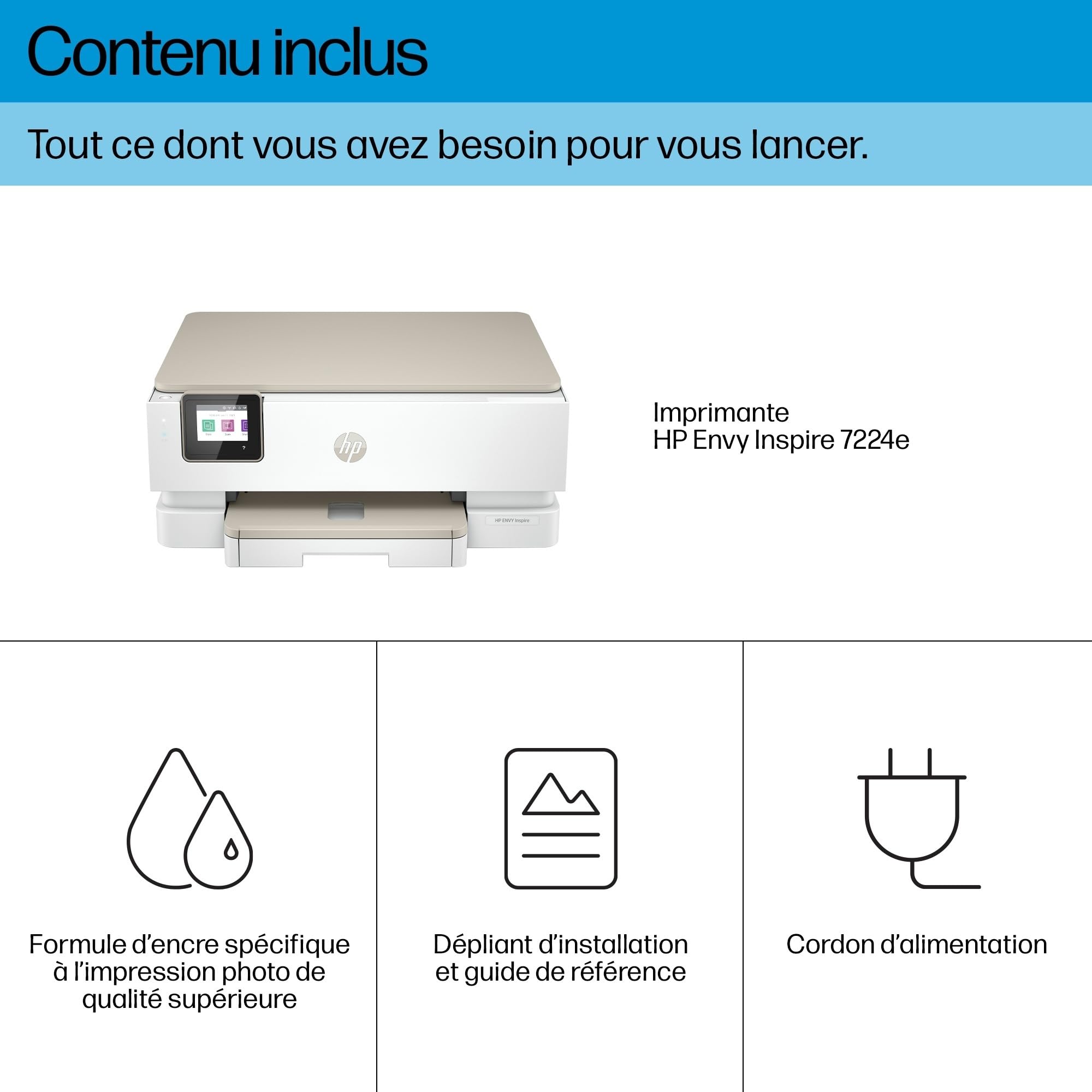 HP Empreinte Envy Inspire 7224E All-in-One 349V2B629