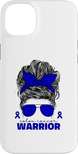 iPhone 14 Plus - Funda para concientización sobre el cáncer colorrectal para mujer