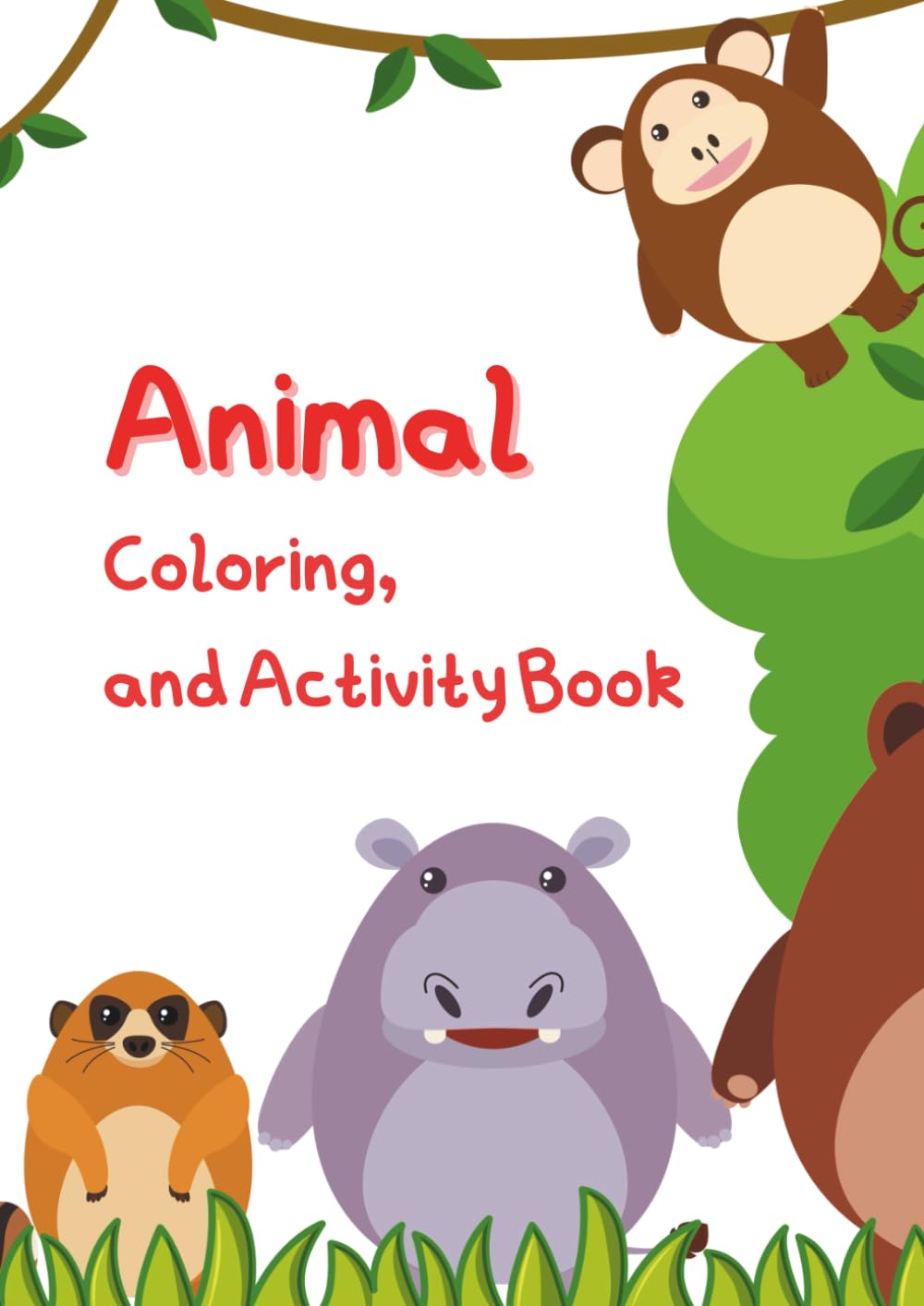 Wild & Wonderful: Animal Adventures Coloring Book