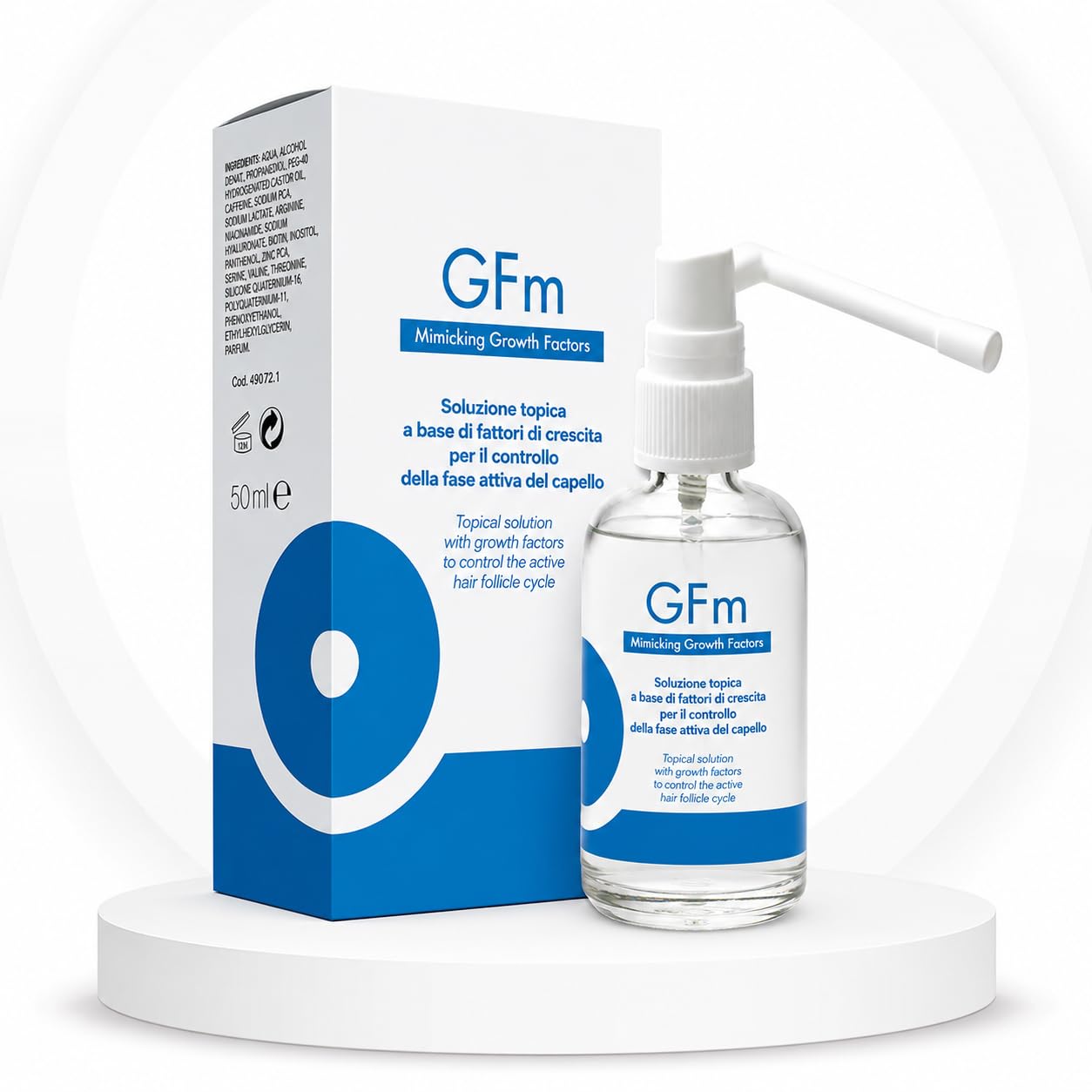 Generico X2 GFM Lozione Tricologica - Soluzione Topica Indicata In Tutte Le Forme Di Perdita Di Capelli - Anticaduta Cuoio Alopecia
