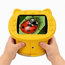 Kids Microscope 1000x Digital Handheld 2.4 in IPS Screen STEM Toy