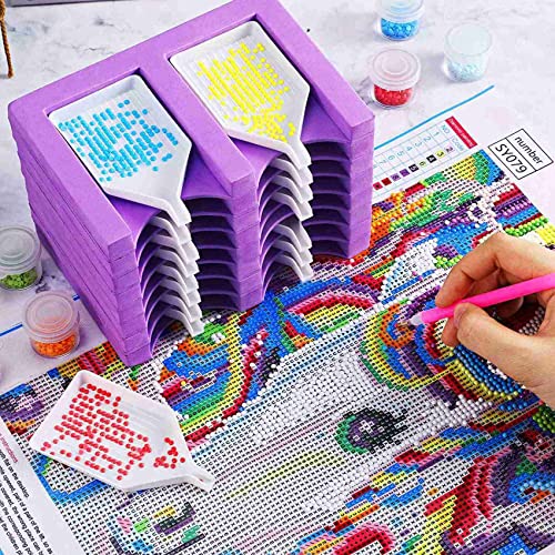 Organizador de kits de herramientas de pintura de diamantes para tus tardes creativas 5