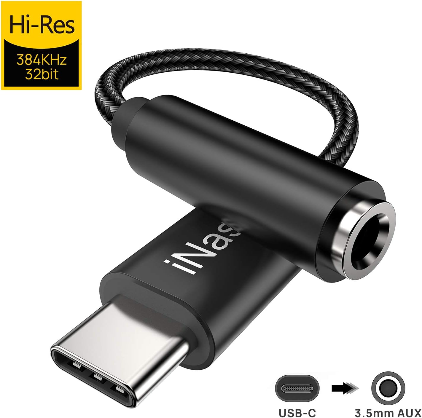 adattatore jack per cuffie per la nota 10 plus