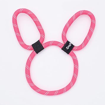 ZippyPaws - ZippyRope Interactive Dog Rope Toy, Durable Tug Toy - Bunny