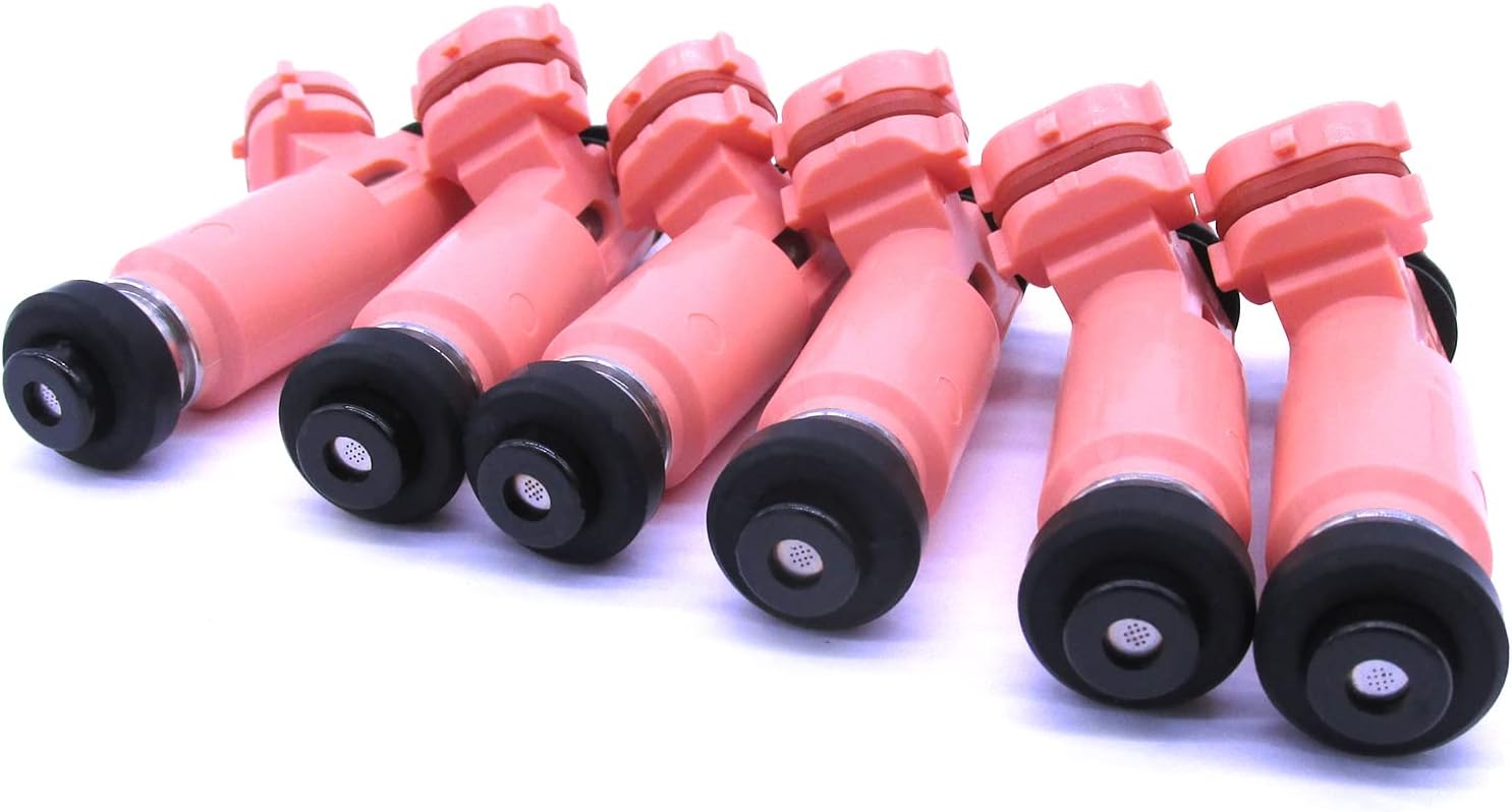 23250-20030 23250-0A020 Fuel Injector Nozzle for Lexus 2004-2006 ES330 for Toyota Sienna 3.3L 2005-07 for Toyota Highlander/Solara 3.3L, 6 pcs