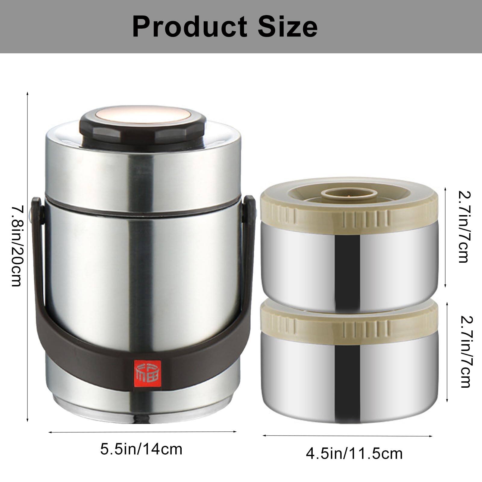 弁当箱・水筒 FORDAYS stainless food pot 350ml Amazon.com: Thermal For Hot Food,1.5L Bento Lunch Box,2-Tier