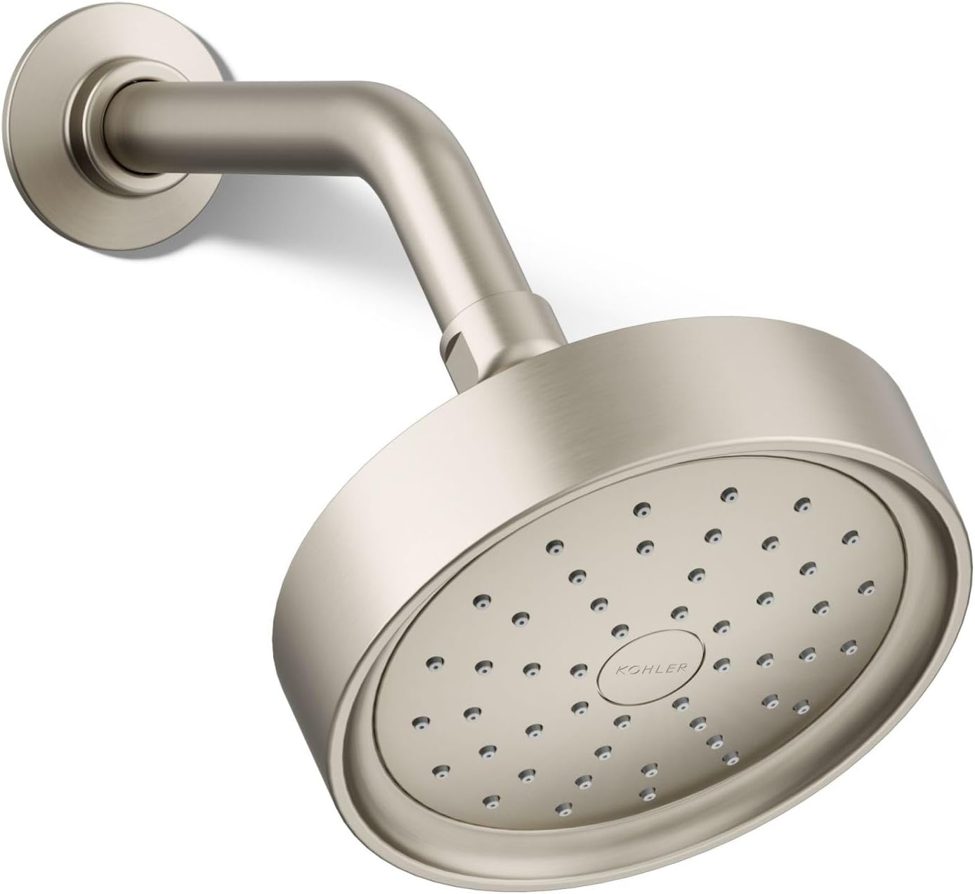 Kohler 939-H-BN Purist® Single-function showerhead, 1.5 gpm, Vibrant Brushed Nickel