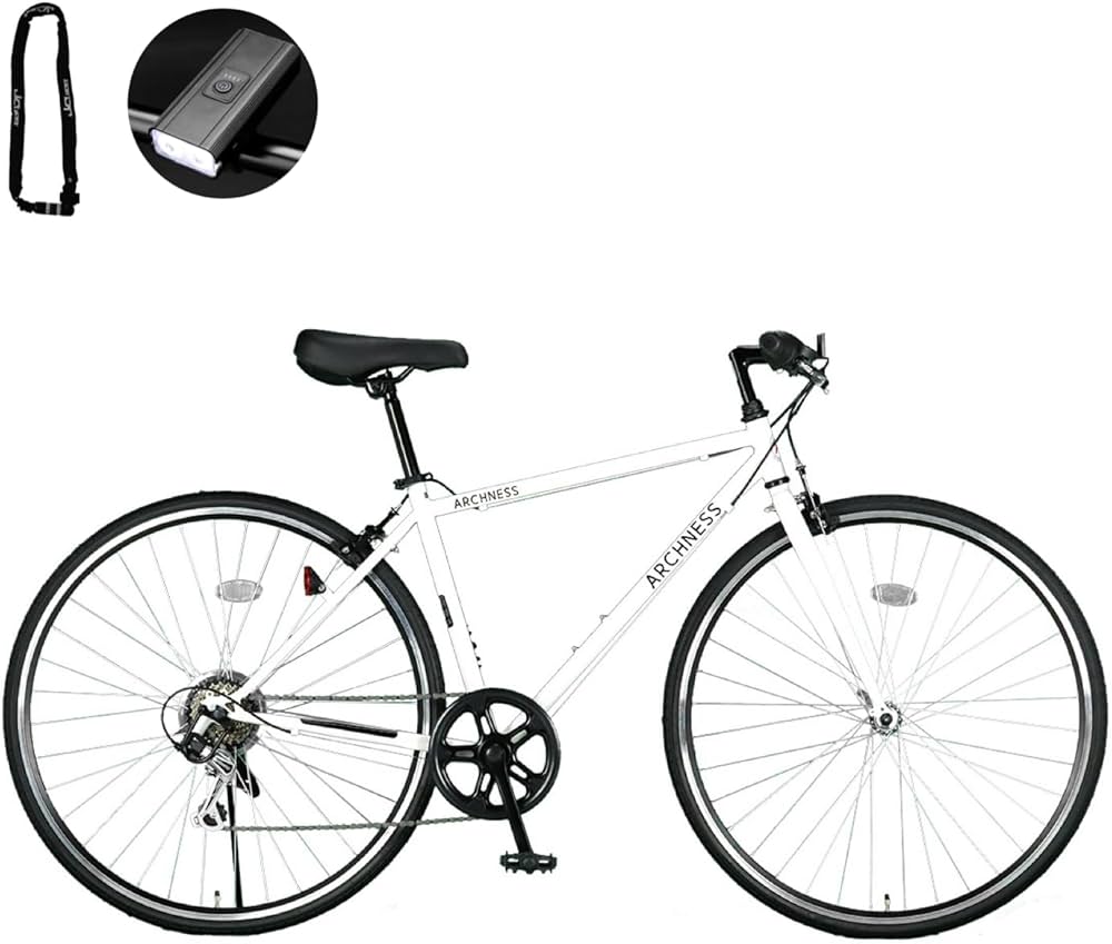 Amazon | ARCHNESS 自転車 クロスバイク 27インチ 700X28Cタイヤ