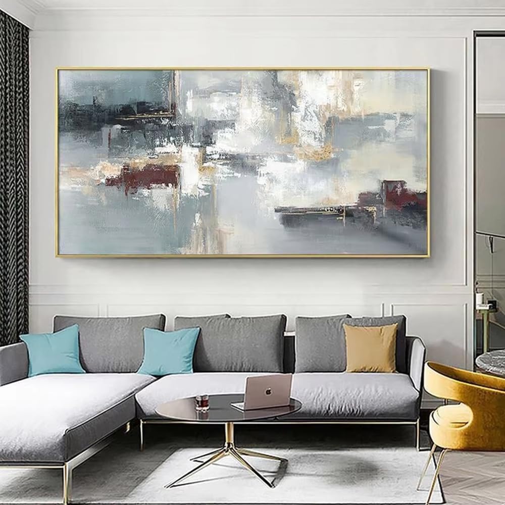 DFZEWKI Abstract Large On Canvas Wall Art For Living Room Decoration Accessories Frameless Wall Art Prints Ideal(70x140cm(28x55in)/No frame)