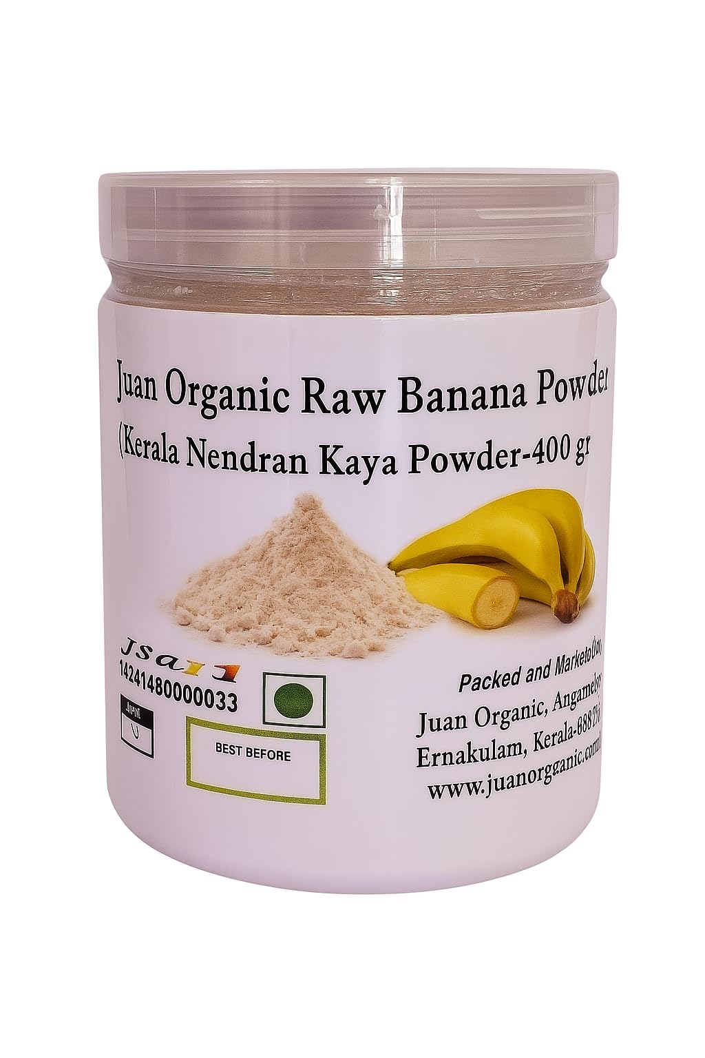 Raw Banana Powder ( Kerala Nendran Kaya Powder - 400 g )