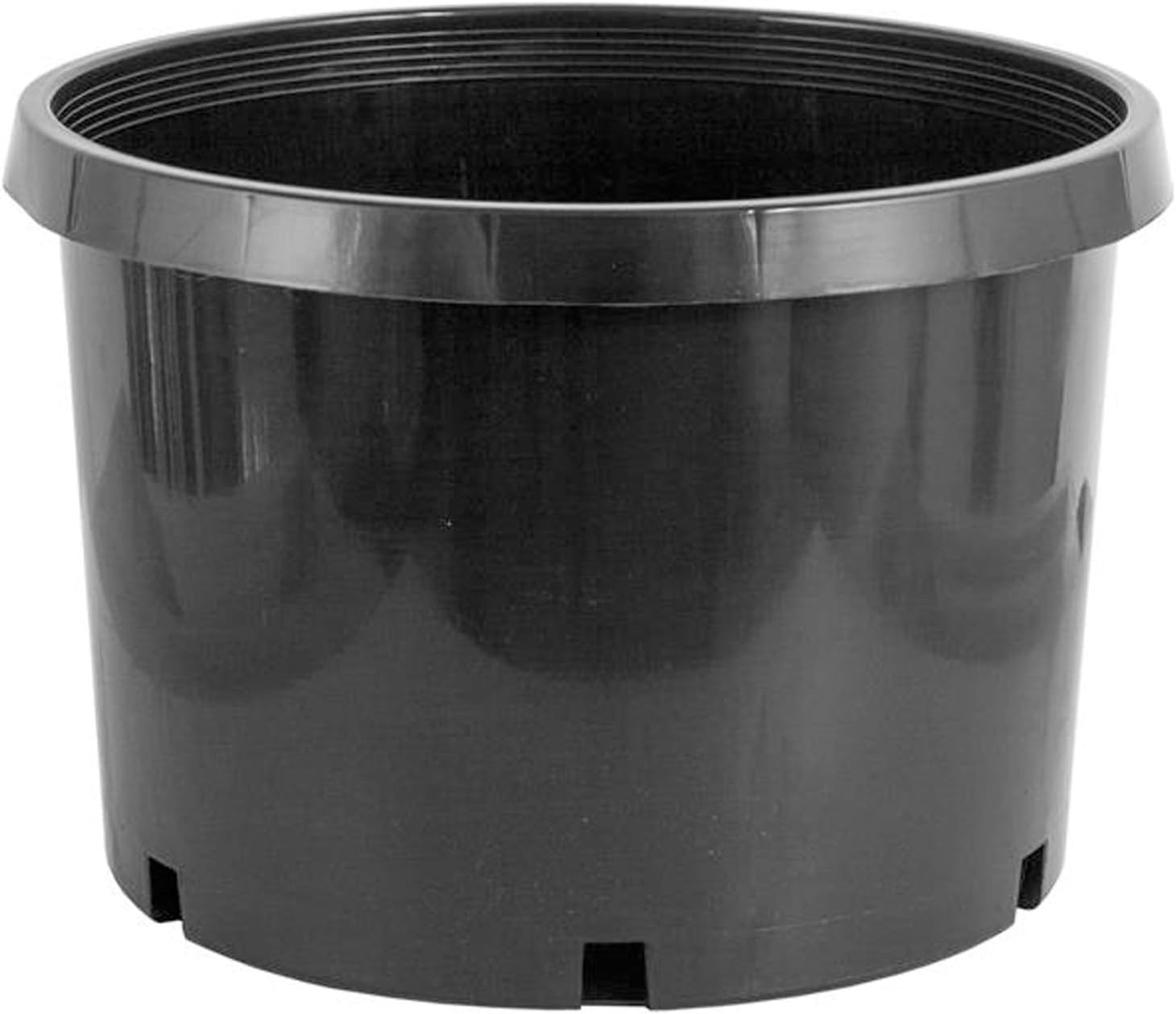 Amazon.com: CBM Scaffold CBM 2-20 Gallon Premium Black Plastic Nursery ...