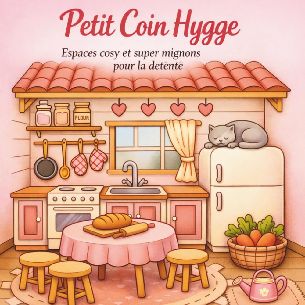 Petit Coin Hygge : Livre de coloriage cosy pour petits et grands – scènes mignonnes, détente et espaces cocooning: Coloriages hygge et espaces cosy ... détente, créativité et scènes super mignonnes