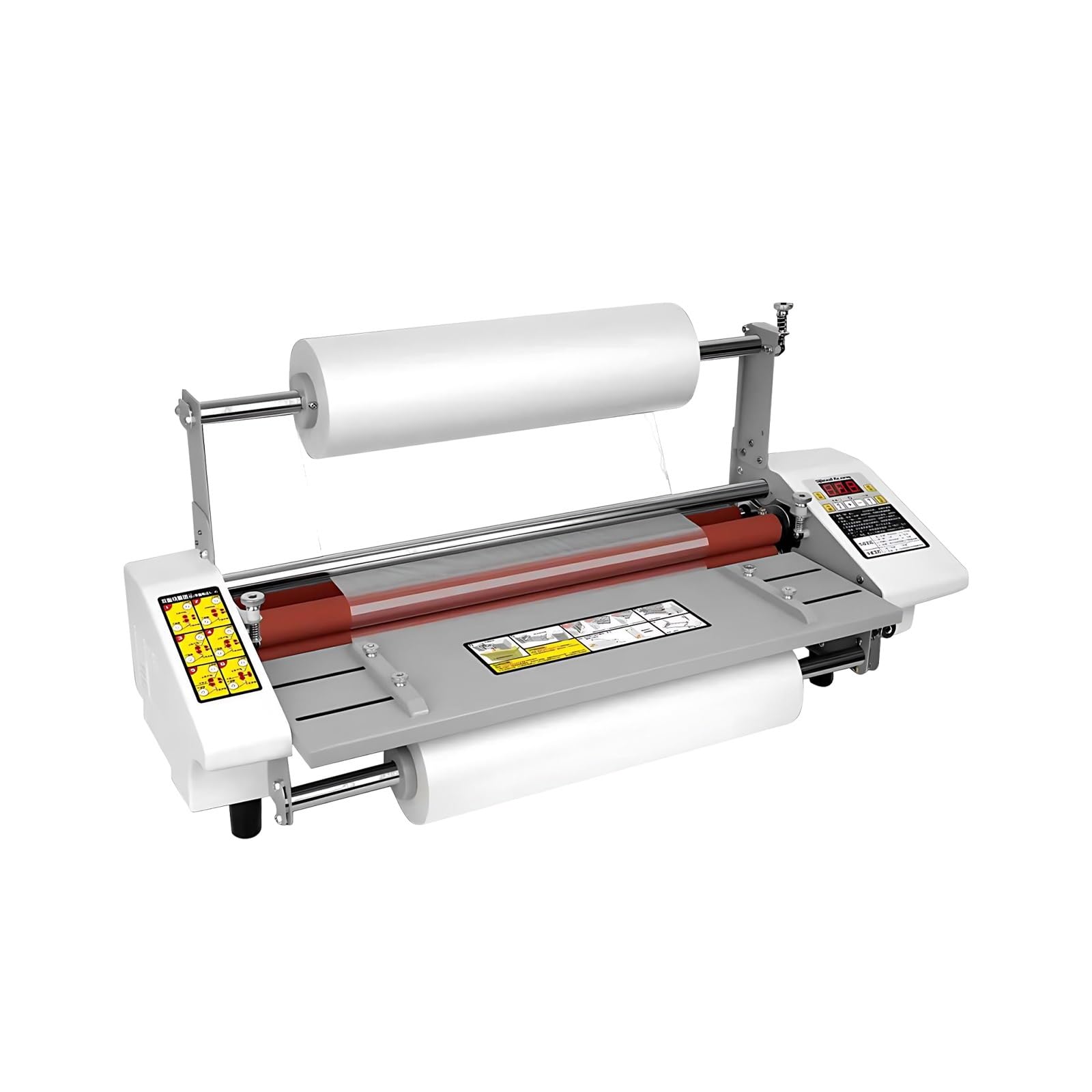 Laminator A4 z wyświetlaczem cyfrowym i regulacją temperatury do dokumentów i zdjęć, idealny do biura oraz użytku domowego, szybkie nagrzewanie