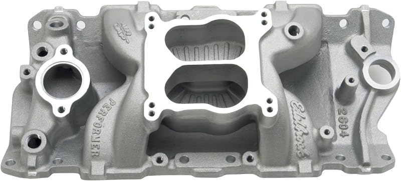 Coletor de admissão Edelbrock 2604 Performer Air-Gap em alumínio – 1 unidade