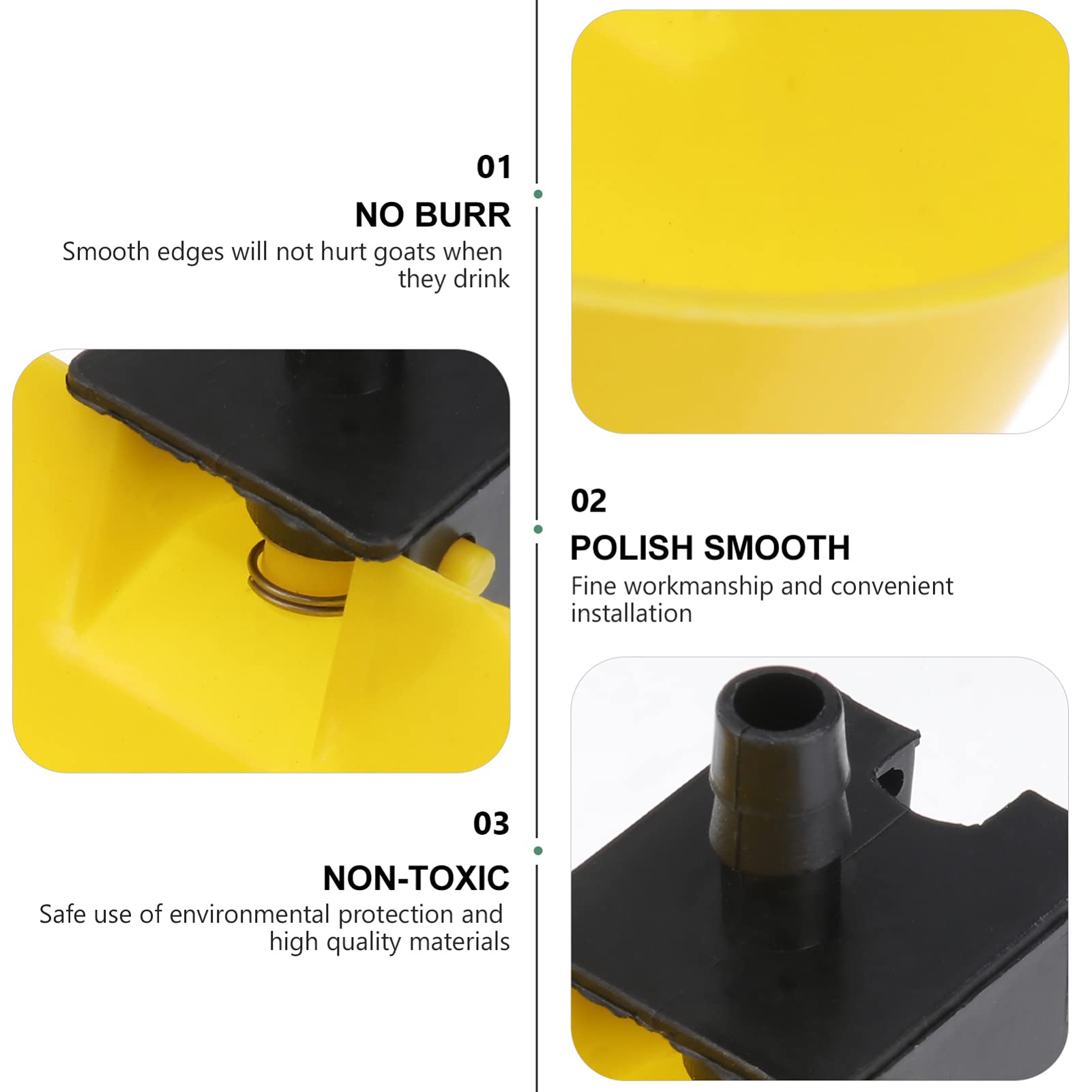 15pcs Bird Water Drinker Automatic Pigeon Feeder Quail Water Dispenser Dove Water Pot Container Poultry Watering Bowls for Farm Animal Flock Quail Hen Yellow