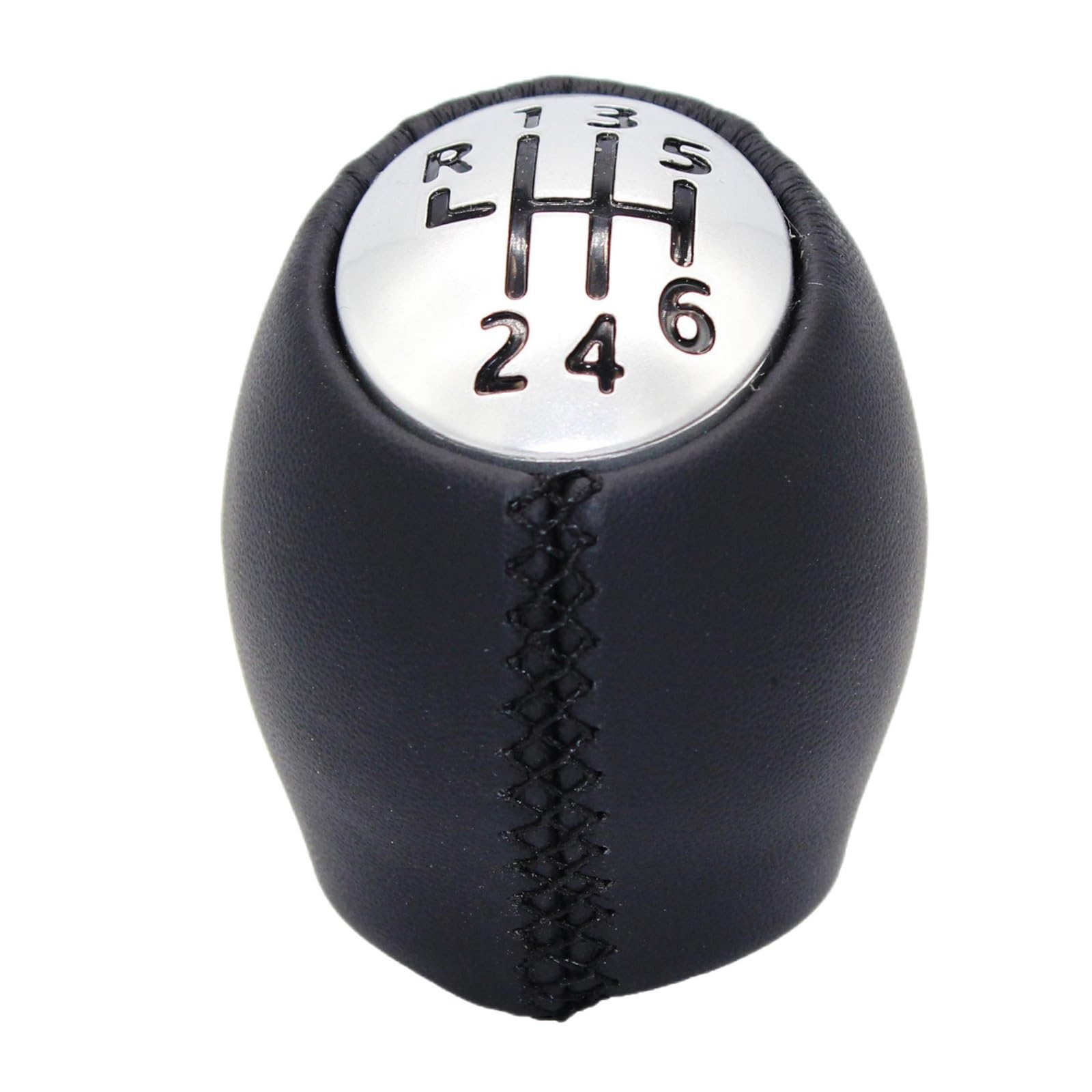 Kunyos Leatherblack 6 Speed Upgrade Shift Knob For Vauxhall For Opel Movano Vivaro For Megane