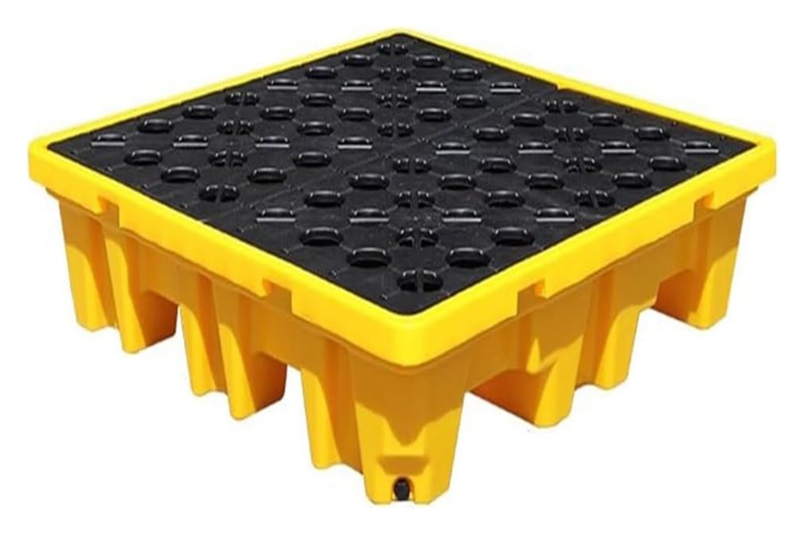 QUSYZD Modular Spill Containment Platform for Industrial Oil Drums and Laboratory Use,Yellow-130 * 130 * 30cm