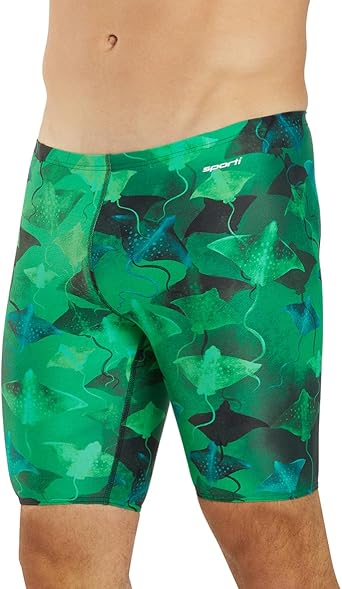 Sporti Boys & Mens Athletic Jammer Swimsuit, Multiple Print Designs