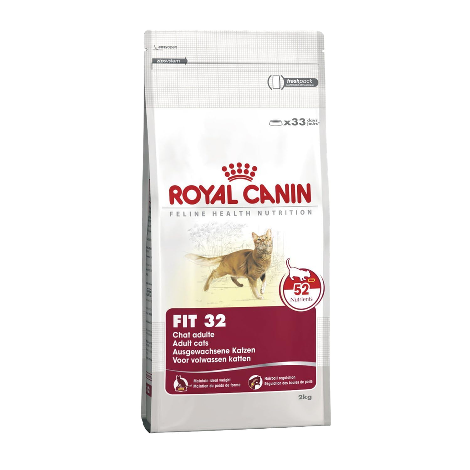 Royal Canin Fit Complete Dry Adult Cat Food 2 x 400g