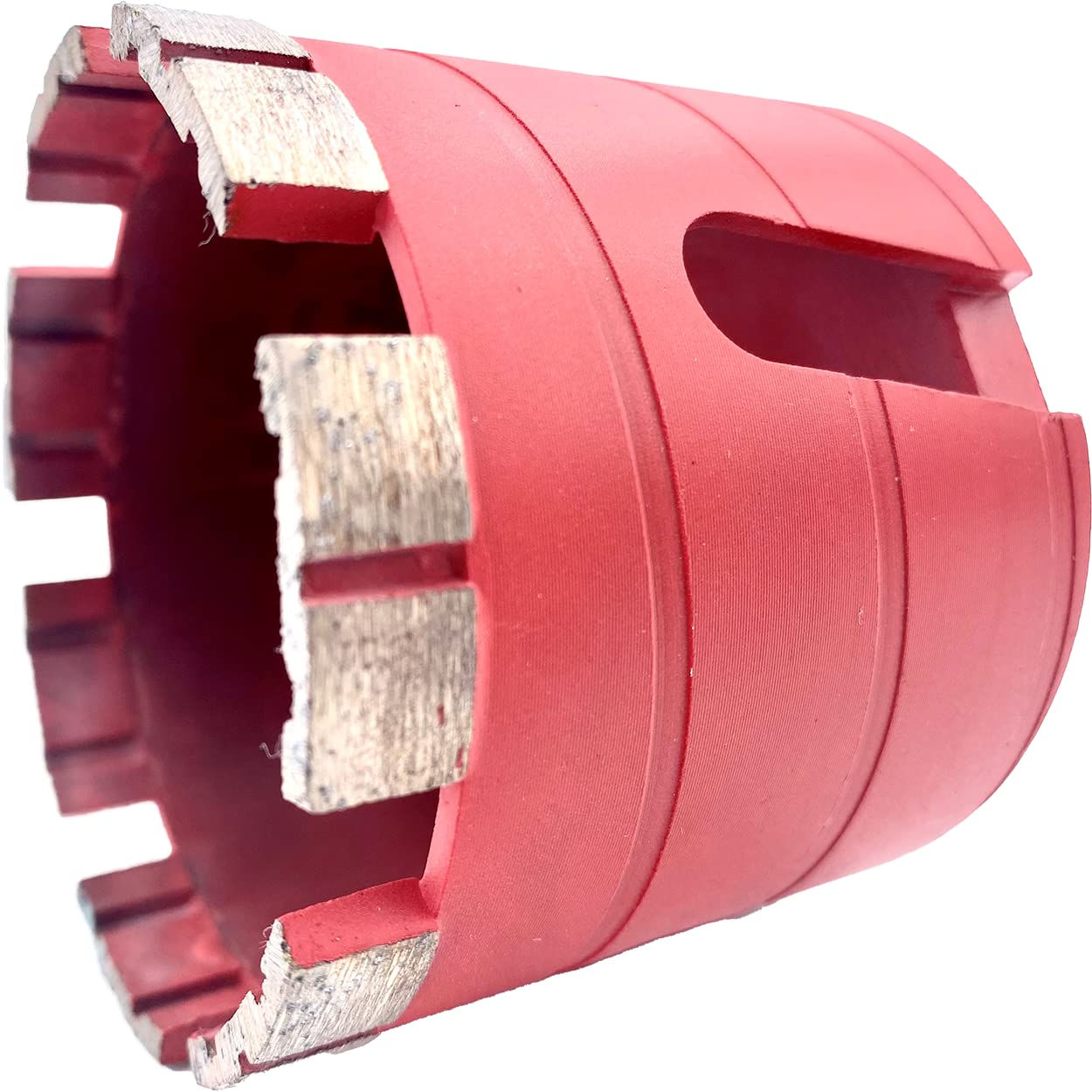 ESD-TOOLS | Corona de diamante con segmento turbo, broca de núcleo, broca de latas con alojamiento M16 | Diámetro de broca de 82 mm con SDS+ y broca centradora
