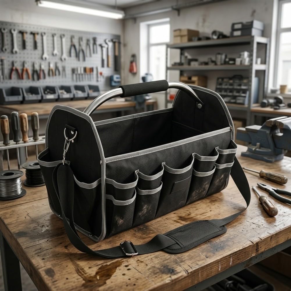 Robuste Werkzeugtasche aus Oxford-Gewebe mit Gurt