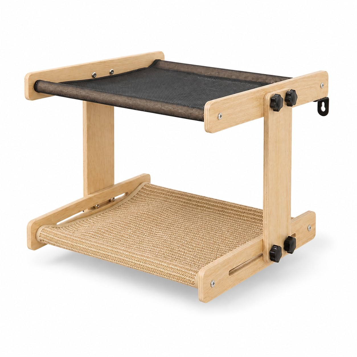 Amaca per Gatti, Cuccia Sospesa in Legno, style to 3 | Componenti in plastica, Cuccia sospesa gatti, Spazio per graffiare, Per gatti domestici