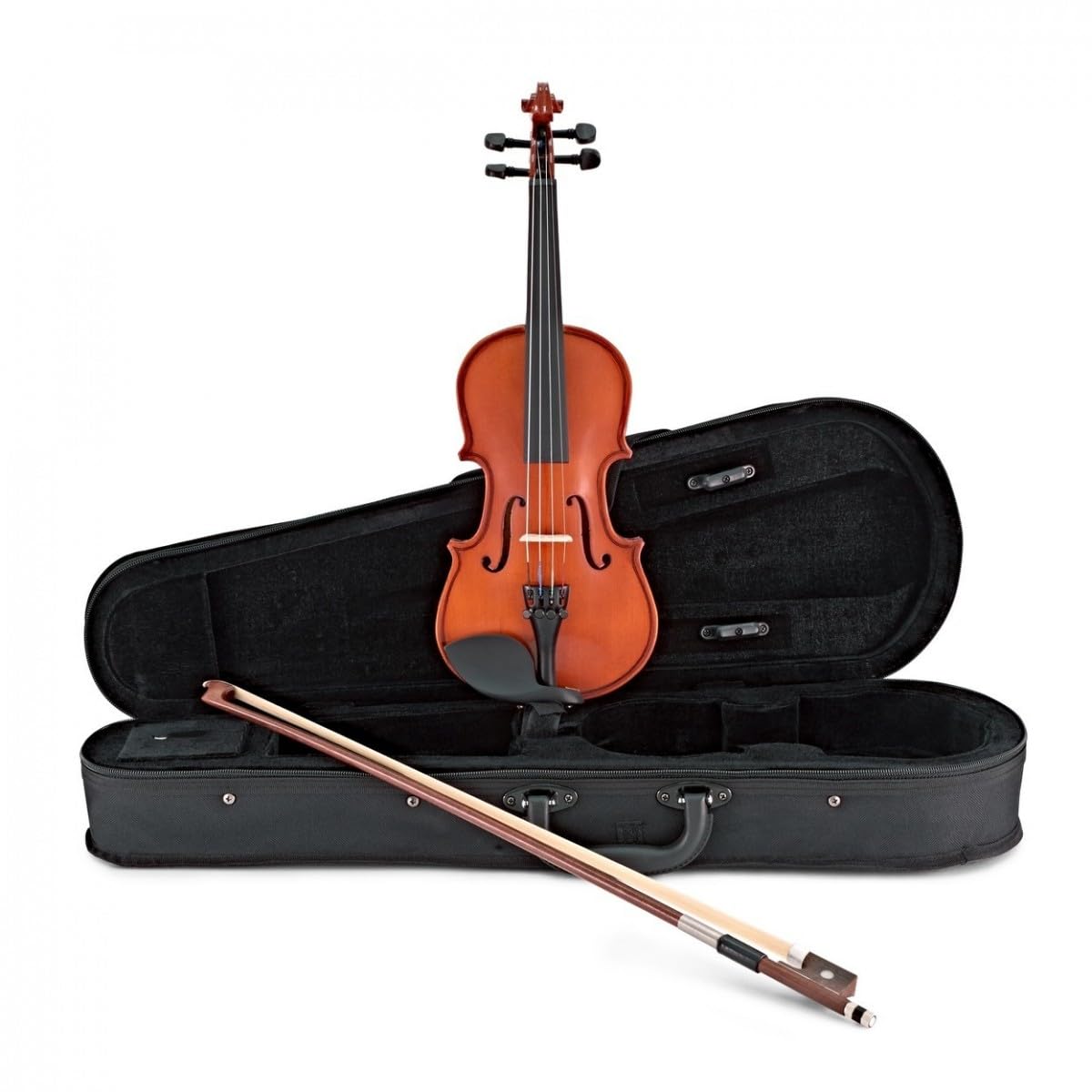 Violon étudiant 1/4 de taille par Gear4music avec archet Rosin et étui