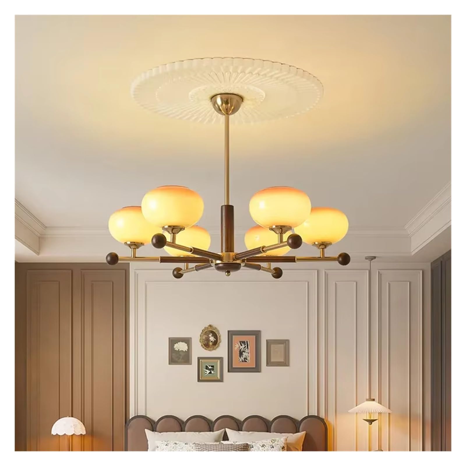 Lampada a sospensione contemporanea, stile creativo americano, ideale per soggiorno, sala da pranzo, camera da letto, hotel, villa, bar, semplice lampadario artistico per la casa, lusso (3 luci interc