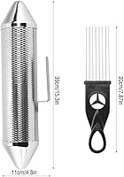 Vista 2 de Guiro Guiro Instrumento Guiro Guiro Instrumentos de Percusión Guiro Durable Acero Inoxidable Metal Guiro Instrumento de Percusión Musical