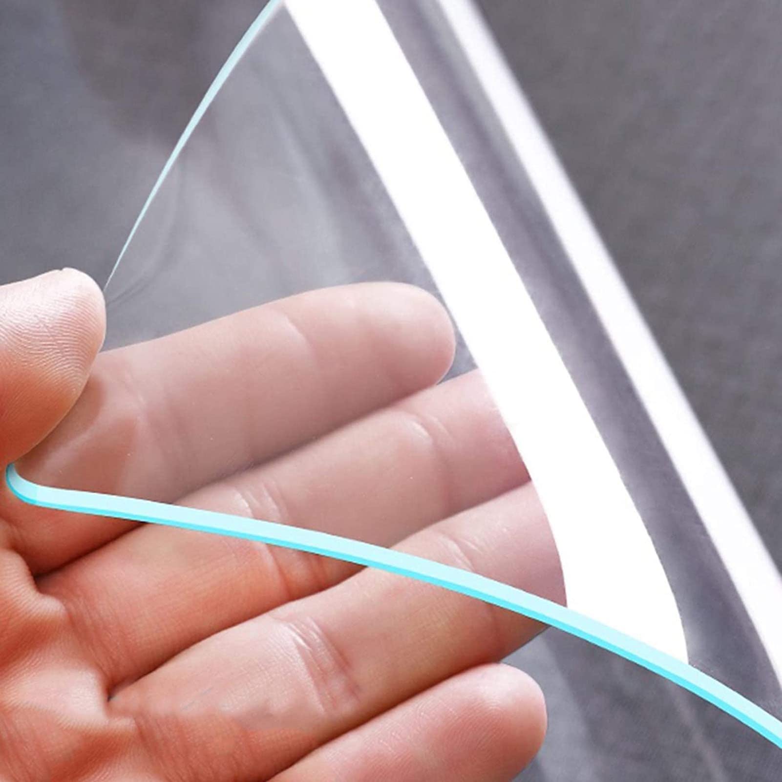 Hard-Floor Chair Mats Clear Vinyl Plastic Floor Runner Protector, Large Waterproof Non Slip Carpet Protect Pads, Hardwood Floor Protector Mat, 60cm/100cm/120cm/130cm/140cm/150cm/160cm Wide Multiple Si