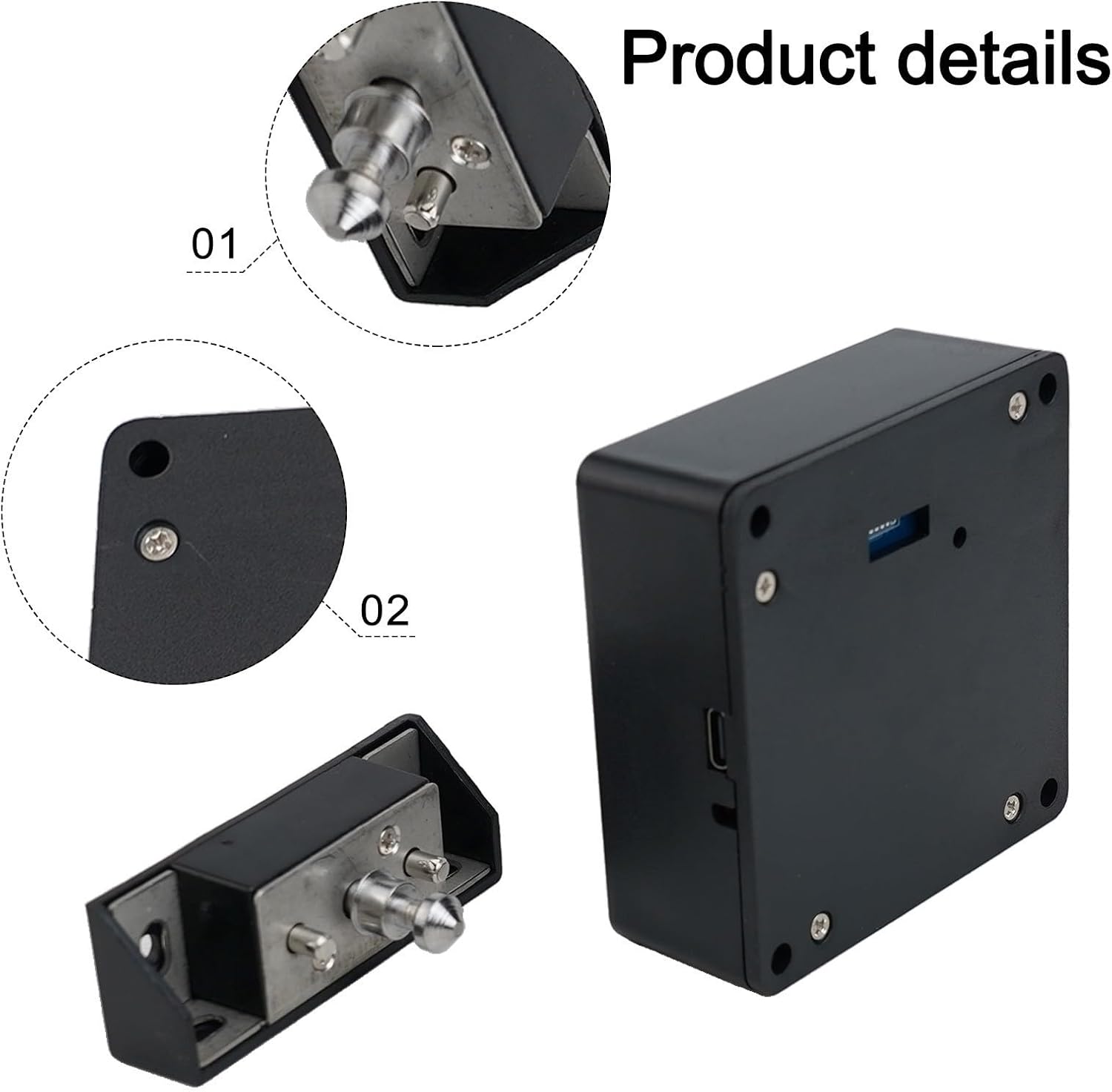 Keyless Invisible Lock, Smart Wood Door Lock, Cupboard IC Card NFC Locks 3 61uJ0Bs1AsL. AC SL1500