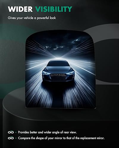 Miniatura 3 de SCITOO Espejo lateral de repuesto para Chevy 1988-1998 para Chevypara GMC C1500K1500 1999-2017 para Chevypara GMC Silverado, espejo lateral inferior