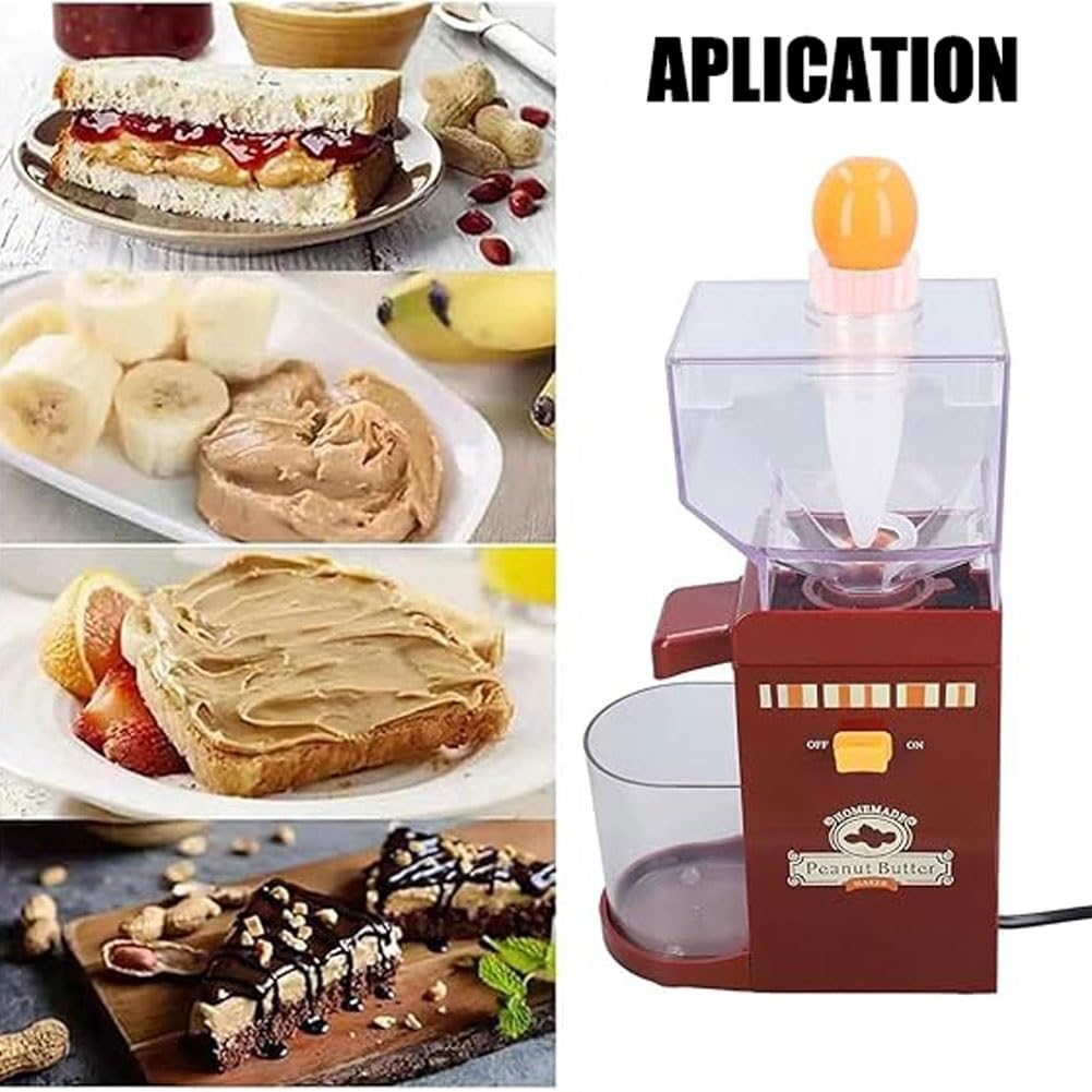 Burro elettrico per arachidi, 500 ml, macinino per burro di noci, frullatore domestico per arachidi, mandorle, anacardi e cereali, strumento di cottura versatile per creme spalmabili fatte in casa