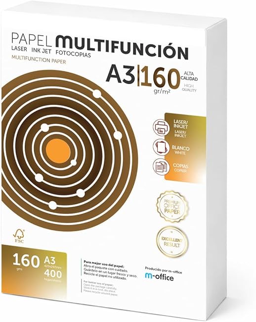 Folios A3 160g 400 Hojas Papel