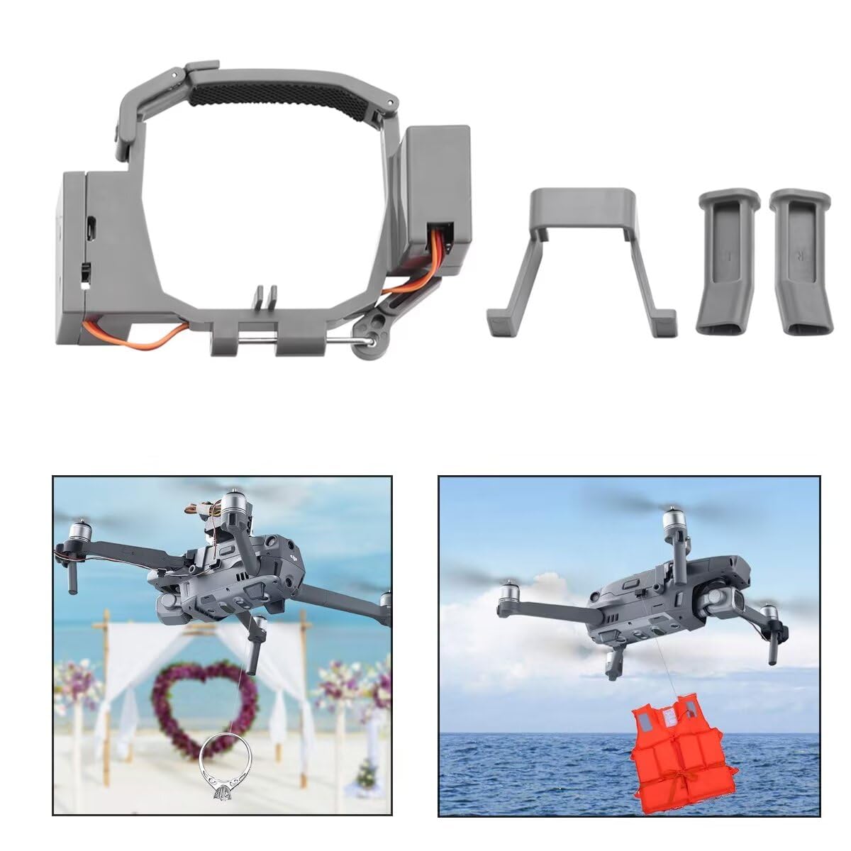 Owoda Mavic Pro Payload Airdrop System Transport Release With - Main Image