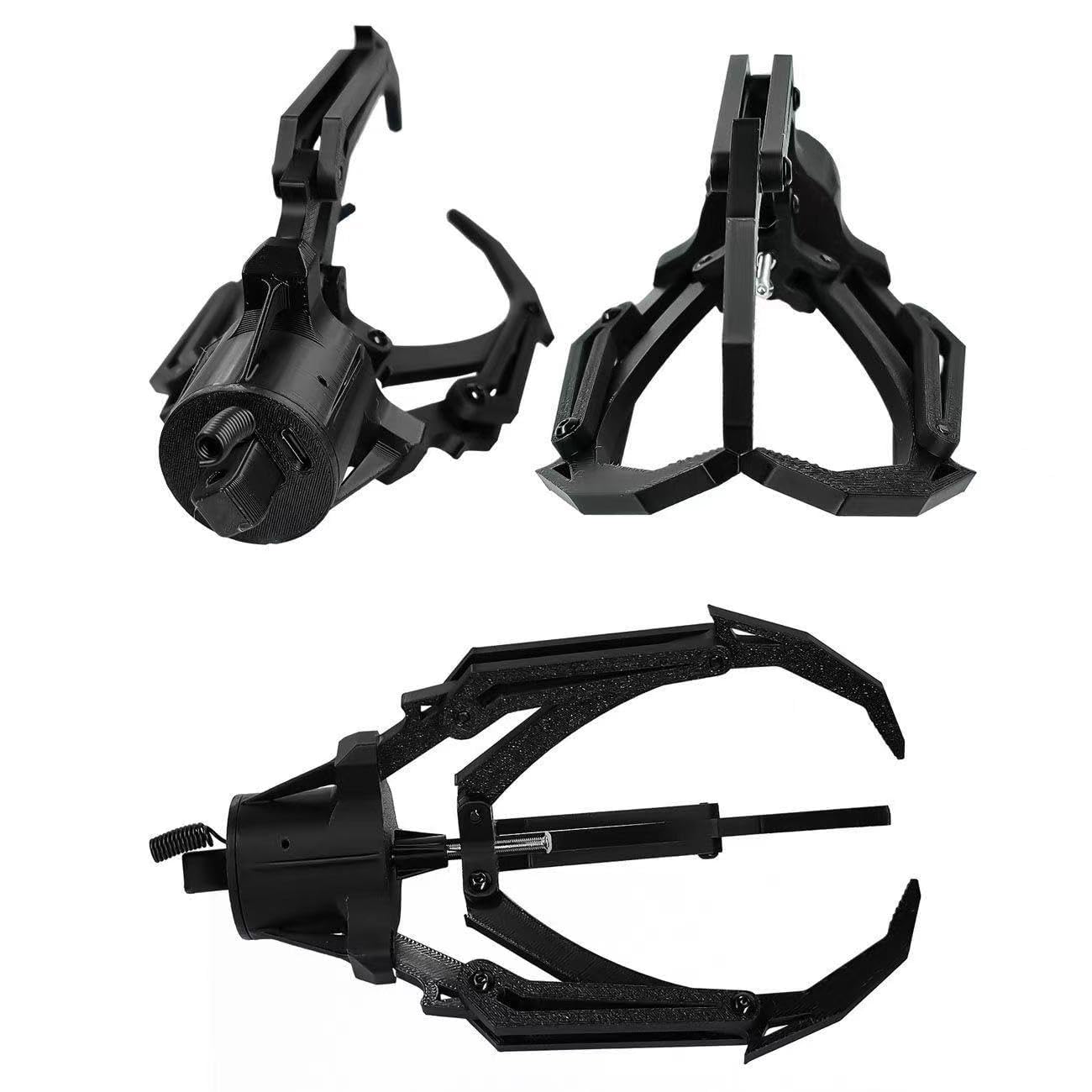 Drone remote control intelligent mechanical claw/hook air releaser pick-up device fishing cast bait fixed-point drop device for DJI drone （We don't sell drones）