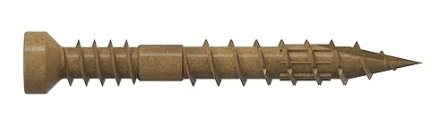 Simpson Strong-Tie FT07114R500 - #7 x 1-14" T-10 Tornillo Acabado Acabado Bronceado 500ct