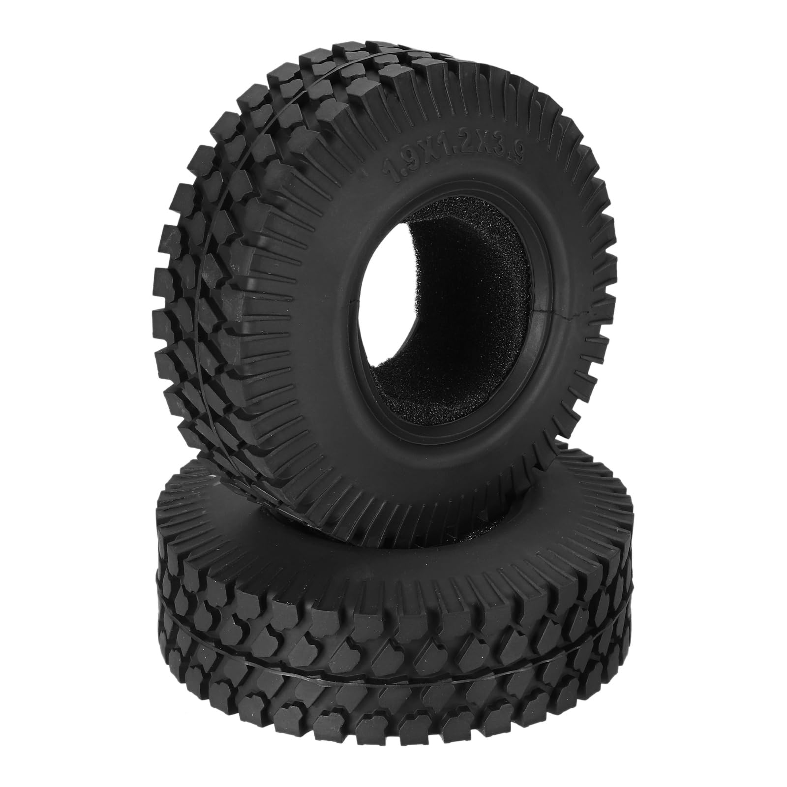 Pneus de voiture RC en caoutchouc Premium Type C avec mousse interne - 8