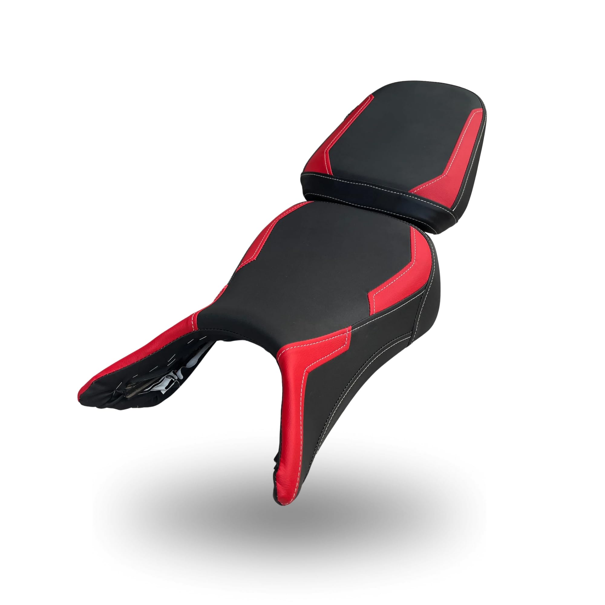 TVS Raider SEAT Cover (Black with Red Color)-image-45