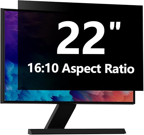 Miniatura 8 de Protector de pantalla de privacidad para computadora de 20 pulgadas con HP Dell Acer Asus Samsung LG y más, filtro de protección de seguridad