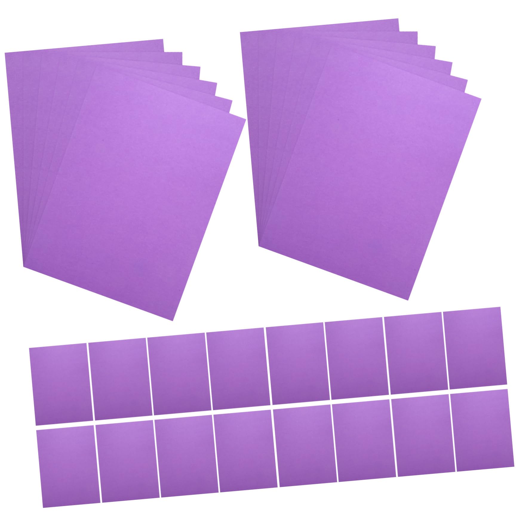 Tofficu Carta Colorata Porpora A3 per Lavoretti Creativi, 50 Fogli di Carta Cardstock Spessa Multiuso, per Scuola e Fai da Te