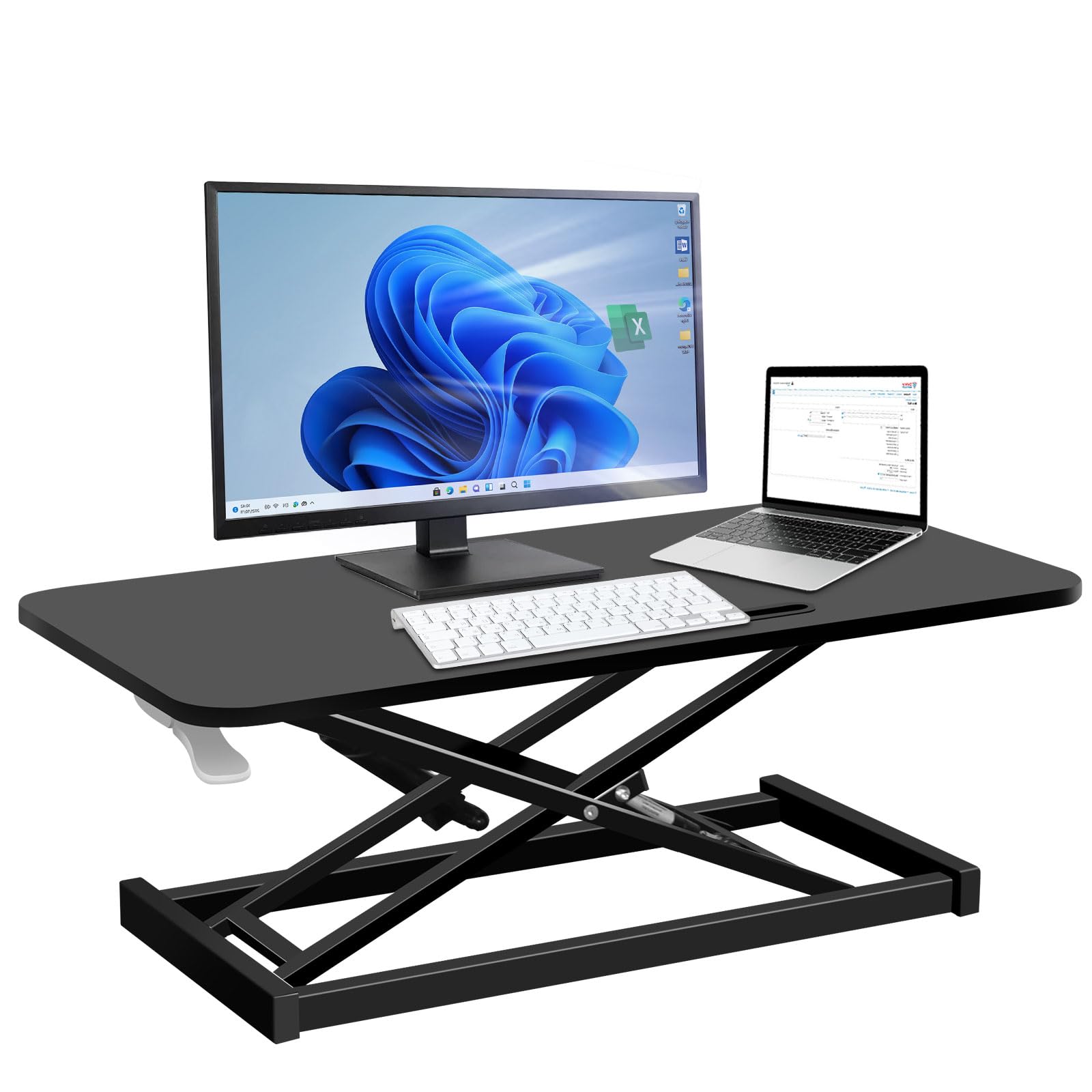 Supporto Regolabile Scrivania VIVO Supporto Monitor Da Scrivania VIVO - Braccio A Molla Per Schermi Fino A 32", Regolabile In Tilt E Rotazione - Foto 2