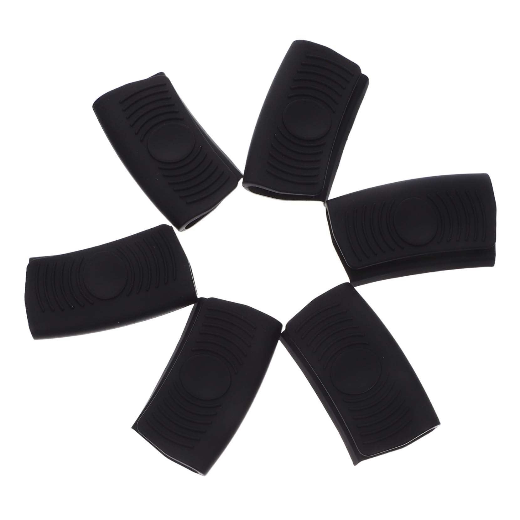 Mobestech 3 pares de asas de silicona aislantes para ollas y sartenes