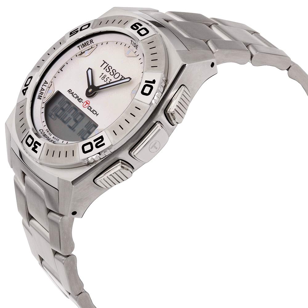 TISSOT RACING-TOUCH ホワイト　電池切れ Tissot Racing Touch Chronograph Mens Watch : Tissot: Amazon