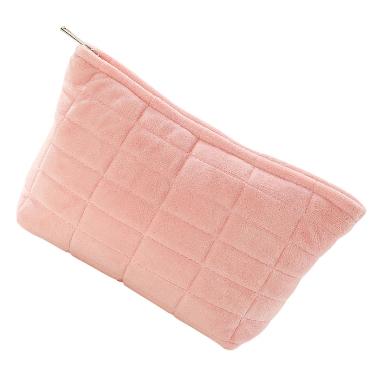 5piezas Bolsa De Maquillaje De Gran Capacidad Neceser Cosmético Portátil De Peluche para y Almacenamiento De Accesorios De