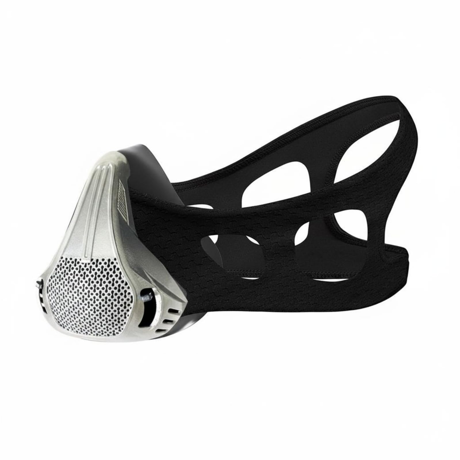 High Altitude Simulation Mask 25 Levels Adjustable Altitude Training Mask Breathing Power Fitness Gear for Athletes, Runners, Gym, Silver, M | Sporting Goods | Fitness Running & Yoga-image-10