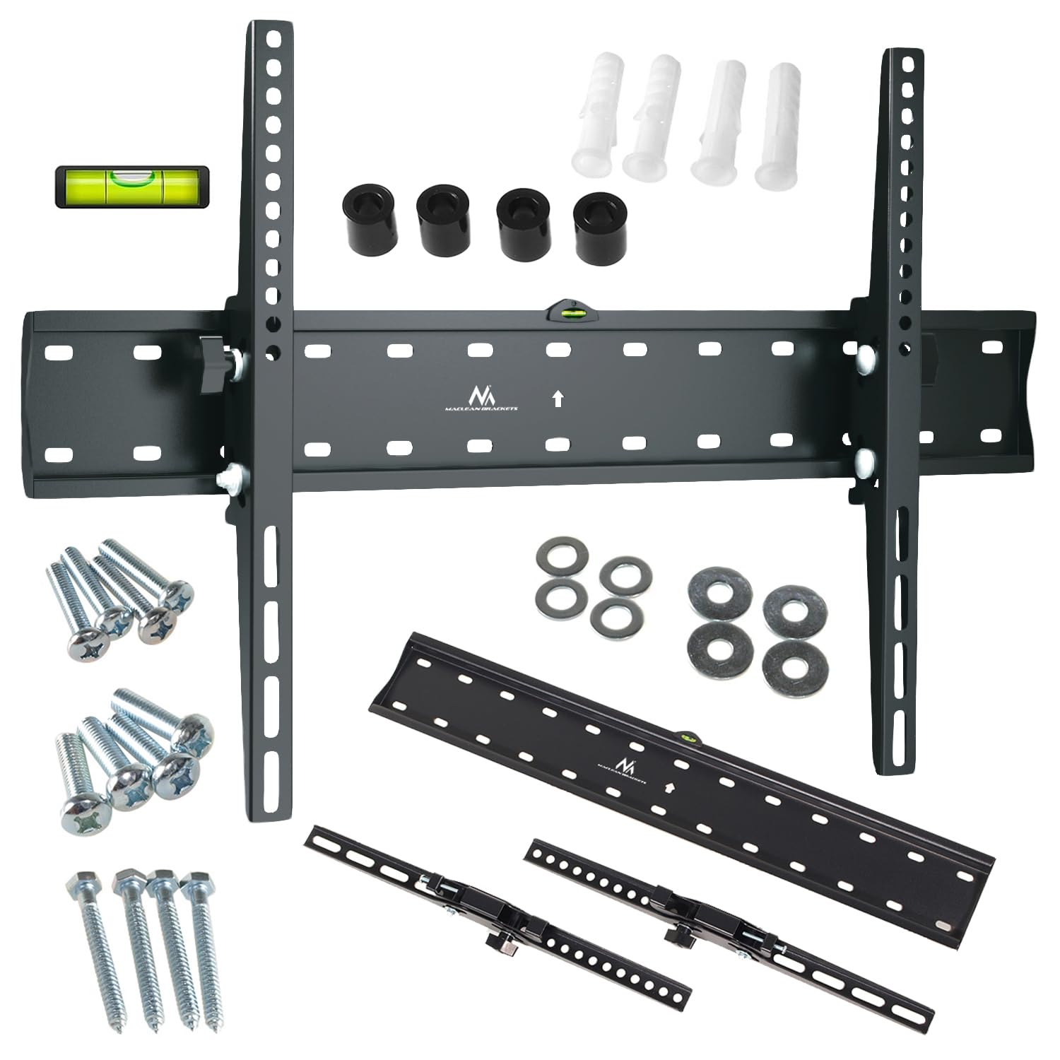 Maclean MC-668 LCD LED Plasma TV 37-85" Monitor bis 40kg Fernseher Halterung Wandhalterung Kippbar Halter VESA 100x100 200x200 400x200 300x300 400x400