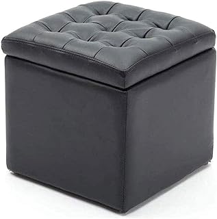Foot Stool Footrest Footstool Foot Stool Dressing Table Footrest Sofa Stool, European Shoe Bench, Home Living Room, Stool Storage, Storage Stool 40×40×40cm Seat Storage